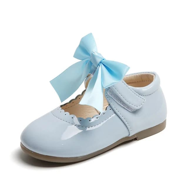 Chaussures Bébés avec Nœud et Fermeture à Scratch